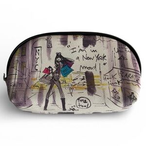 Izak “I'm in a New York Mood" Cosmetics Bag